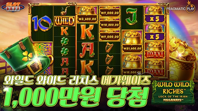와일드 와일드 리치스 메가웨이즈 5,611배 메가윈!! [프라그마틱]
