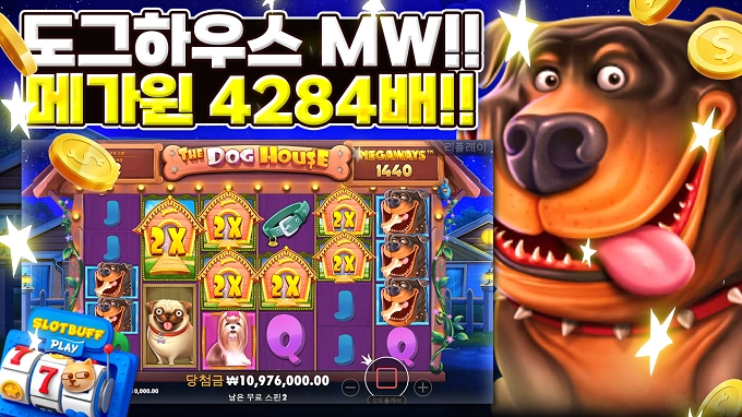 프라그마틱 [도그하우스메가웨이즈] 4200배 메가윈!! [프라그마틱]