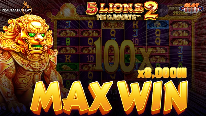 🔥신규슬롯🔥 5 라이언즈 메가웨이즈 2 x8,000배 맥스윈!! [프라그마틱]